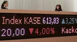 Начало дневных торгов на KASE перенесли на 10 минут из-за неполадок