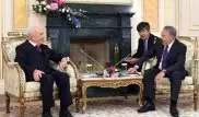 Назарбаев встретился с экс-президентом Израиля Шимоном Пересом