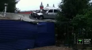 На 9 месяцев лишили прав водителя "летающего" авто в Уральске