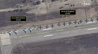 Пентагон показал снимки российских боевых самолетов в Сирии