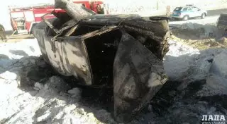 Три человека сгорели в результате ДТП в Мангистауской области