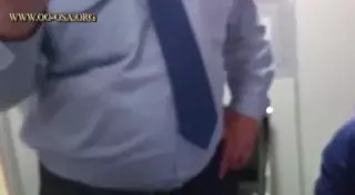 Мужчина устроил перепалку с полковником полиции в Астане