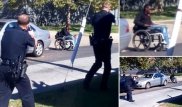 В США полицейские прямо на улице застрелили инвалида-колясочника
