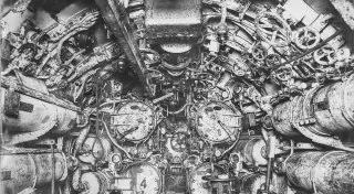 Внутри немецкой подводной лодки времен Первой мировой войны