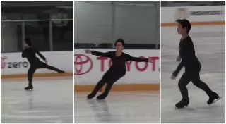 В сети появилось видео тренировки Дениса Тена в новом сезоне