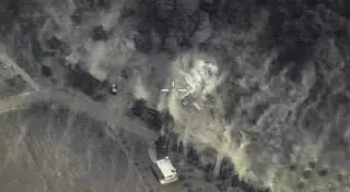 Минобороны РФ опубликовало видео ударов по штабу ИГ (ДАИШ) в Сирии