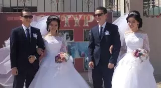 Братья-близнецы женятся на сестрах-близняшках в Актау