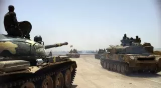 Сирийские силы начинают наземное наступление на ИГ после пуска ракет РФ с Каспия