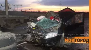 Жуткое ДТП с тремя жертвами произошло на трассе Уральск-Актобе