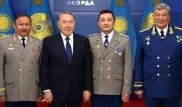 Историческое фото Назарбаева с тремя космонавтами опубликовала Акорда