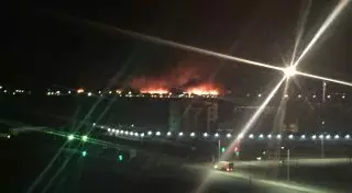 Пожар в Астане тушили до двух часов ночи