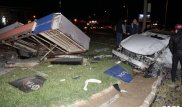 Автоледи снесла электронные часы в центре Актау