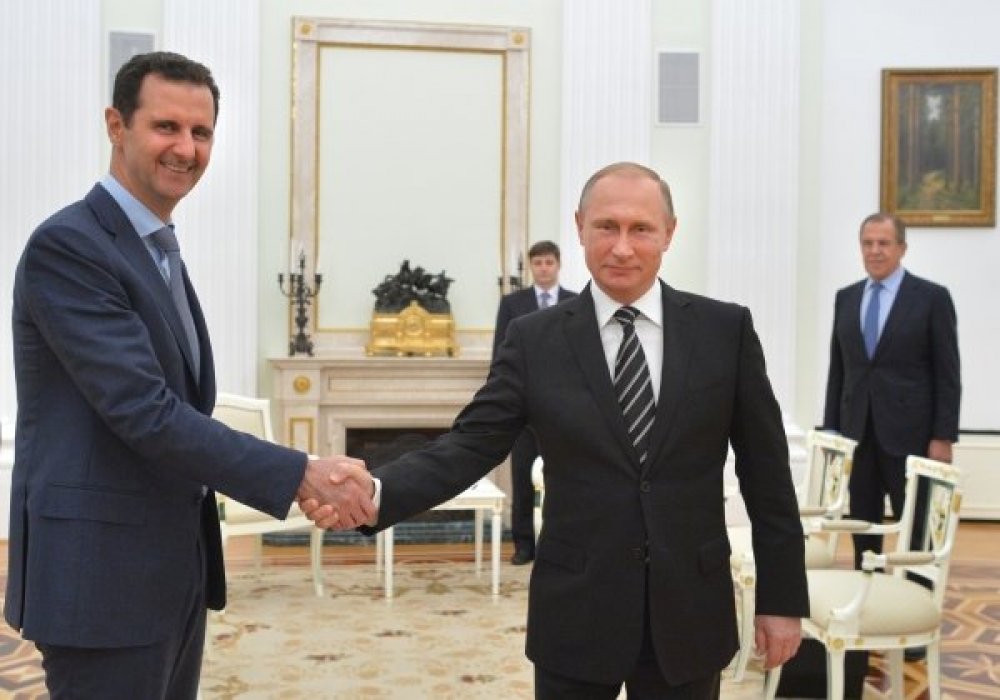 Башар Асад и Владимир Путин. РИА Новости©