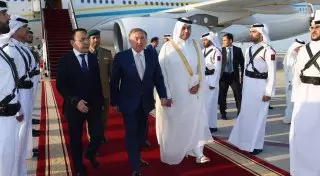 Назарбаев с официальным визитом прибыл в Катар