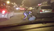 Видео драки на дороге в Астане появилось в Сети