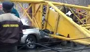 При падении башенного крана в Омске погибли четыре человека