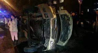 Крупное ДТП с участием инкассаторского и легкового авто произошло в Алматы