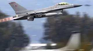 Истребитель НАТО разбился в Северном море