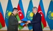 Имангали Тасмагамбетов встретился с главой оборонного ведомства Азербайджана