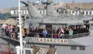 Экипаж ракетно-артиллерийского корабля "Казахстан" наградили за отличную службу