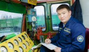 Машинист из Щучинска во второй раз спас поезд от пожара