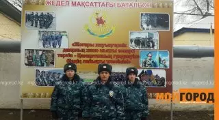 Солдаты спасли женщину от насильника в Уральске