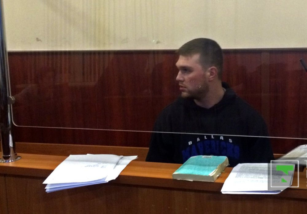 Александр Кузнецов в зале суда. Фото © Tengrinews.kz