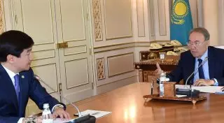 Назарбаев встретился с Байбеком в Алматы