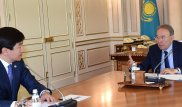 Назарбаев встретился с Байбеком в Алматы