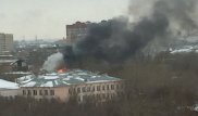 Пожар произошел в Астане