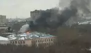 Пожар произошел в Астане