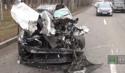 ДТП с участием Lexus произошло на улице Суюнбая в Алматы