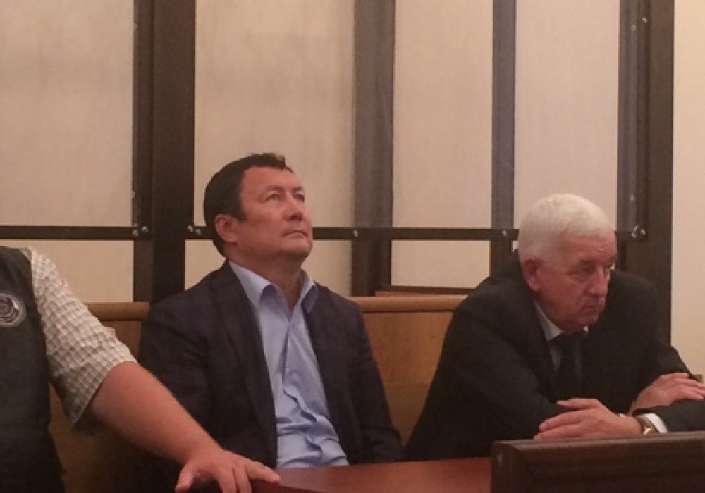 Ахмедбек Ахметжанов в зале суда. Фото  © Tengrinews.kz