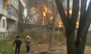 В Алматы горело кафе "Эвелина"