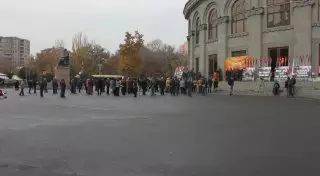 Круглосуточная акция протеста началась в Армении