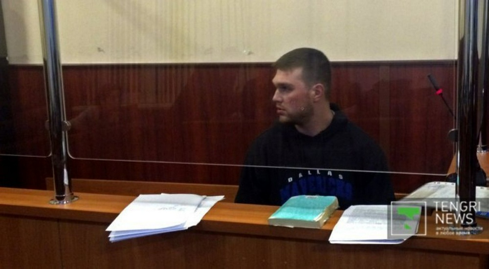 Александр Кузнецов в зале суда. Фото © Tengrinews.kz