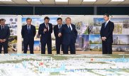 Назарбаеву показали, как будет застраиваться Астана