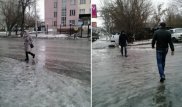 Более 200 человек пострадали в Семее из-за гололеда