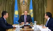 Назарбаев встретился с Кулибаевым и Мырзахметовым