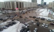 Левобережье Астаны затопило из-за порыва водопровода