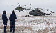 Капсула с тремя космонавтами приземлилась в Карагандинской области