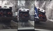 Алматинских коммунальщиков оштрафовали за оригинальный метод борьбы с гололедом