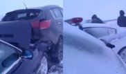 Три ДТП из-за бурана произошло на трассе Астана - Кокшетау