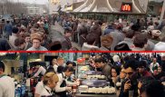 Очередь за модным кофе в Алматы сравнили со знаменитой московской очередью 1990 года