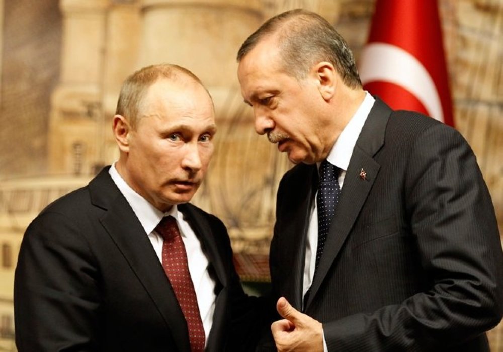 Владимир Путин и Реджеп Тайип Эрдоган. © minval.az