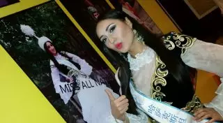 Казахстанка признана самой фотогеничной на конкурсе Miss All Nations-2015