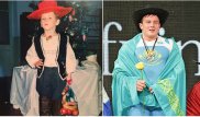 Детские фото казахстанских знаменитостей в новогодних костюмах