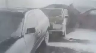 Массовое ДТП произошло в Карагандинской области