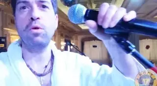 Группа "Ногу Свело!" выступила в халатах в Алматы