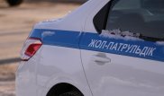 Полицейские проявили водительскую солидарность на трассе в Акмолинской области